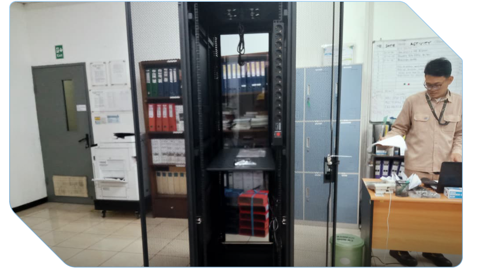 perforated door projek